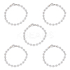 304 Stainless Steel Ball Chain Bracelets BJEW-UN0001-10P-1