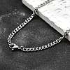 Tarnish Resistant Men's 304 Stainless Steel Curb Chain Necklaces STAS-O037-57P-1