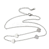 304 Stainless Steel Link Chain Necklaces for Women Men NJEW-K292-01F-P-4