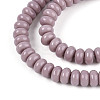 Opaque Spray Painted Glass Beads GLAA-ZX008-4mm-18S-3