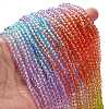 Transparent Painted Glass Beads Strands DGLA-A034-T4mm-A12-2
