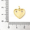 Brass Micro Pave Cubic Zirconia Pendants KK-U053-07G-3