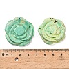 Synthetic Turquoise Carved Pendants G-Z088-01D-3
