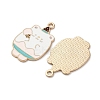 Alloy Enamel Pendants STAS-I354-02KCG-01-2