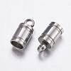 Tarnish Resistant 201 Stainless Steel Cord Ends STAS-G139-4mm-04P-1