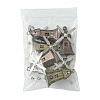 6Pcs 2 Colors Tibetan Style Alloy Pendants FIND-FS0002-56-6