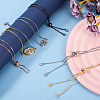 32Pcs 4 Colors Rack Plating Adjustable Brass Slider Bracelet Making KK-SP0001-79-4