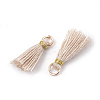 Polycotton(Polyester Cotton) Tassel Pendant Decorations LS-X-FIND-S281-25-2