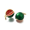 Brass Enamel Pendants X-KK-P295-15G-2
