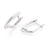 Brass Hoop Earring Findings KK-N267-23B-P-2