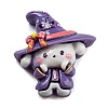 Opaque Resin Cute Puppy Cabochons LS-CRES-P026-B05-1