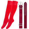 1 Pair Polycotton Solid Color Football Socks AJEW-CL0001-33B-1