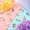 60Pcs 10 Styles Alloy Enamel Pendants ENAM-CJ0002-69-6