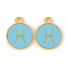 Alloy Enamel Pendants ENAM-S124-01B-16H-1