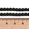 Natural Obsidian Round Beads Strands G-E329-4mm-37-4