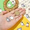 30Pcs 5 Styles Alloy Enamel Pendants ENAM-CJ0004-47-4