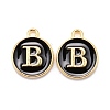 Golden Plated Alloy Charms X-ENAM-S118-02B-1