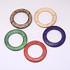 Dyed Wood Jewelry Findings Coconut Linking Rings COCO-O006A-M-1