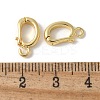 Brass Micro Pave Cubic Zirconia Pendants Bails KK-D324-18G-2