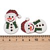 Christmas Themes Opaque Printed Acrylic Pendants LS-OACR-B037-02-3