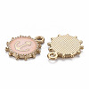 Alloy Enamel Pendants ENAM-N055-016C-NR-3