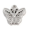 Silver Alloy Charms PALLOY-U003-08A-S-1