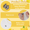 50Pcs Eye Hotfix Rhinestone Sew on Patches DIY-FG0007-30-4