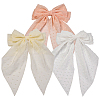 3Pcs 3 Colors Cloth Bowknot Alligator Hair Clips PHAR-SP0001-16-1