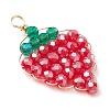 Glass Pendants PALLOY-JF03006-02-3