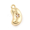 Brass Micro Pave Cubic Zirconia Pendants KK-D283-23G-1