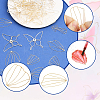 70Pcs 7 Styles Iron Open Back Bezel FIND-SC0019-88-3