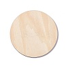 Wooden Carved Cup Mats AJEW-P103-01I-2