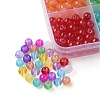 750Pcs 15 Colors Baking Painted Glass Beads Strands DGLA-YW0001-09-2