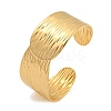 Real 18K Gold Plated 304 Stainless Steel Cuff Bangles BJEW-L695-001G-01-1