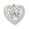 304 Stainless Steel Pendant Rhinestone Settings STAS-M082-01P-1