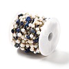 Natural Pearl & Lapis Lazuli Beaded Chains CHS-B002-01G-10-3