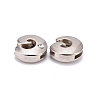 Letter Slider Beads for Watch Band Bracelet Making ALRI-O012-G-NR-2