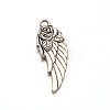 Tibetan Style Alloy Wing Pendants PALLOY-ZN48529-AS-RS-1