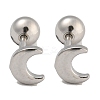 304 Stainless Steel Cartilage Earrings EJEW-B066-01C-P-1