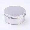 Round Aluminium Tin Cans CON-WH0010-02P-100ml-1