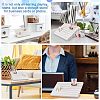 7-Slot Wooden Place Card Display Stands ODIS-WH0029-52D-7