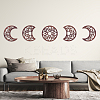 Hollow Wood Wall Hanging Ornaments AJEW-WH0323-36B-01-4