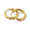 PVD Vacuum Plating 201 Stainless Steel Huggie Hoop Earrings STAS-H164-03G-2
