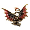 Dragon Enamel Pins JEWB-L026-02AG-03-1