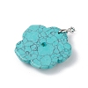 Synthetic Turquoise Big Pendants G-B040-01P-01-4