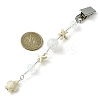 Ocean Theme Dyed Synthetic Turquoise Starfish & Turtle Credit Card Clip Pullers JEWB-BR00130-01-2