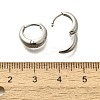 304 Stainless Steel Hoop Earrings for Women EJEW-C096-52P-3