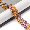 Natural Ametrine Beads Strands G-L610-C03-03-2