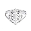 Non-Tarnish 304 Stainless Steel Spider Web Adjustable Rings for Women LS-RJEW-I097-07P-2