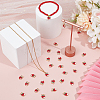 80Pcs Alloy Enamel Charms ENAM-SC0007-13-4